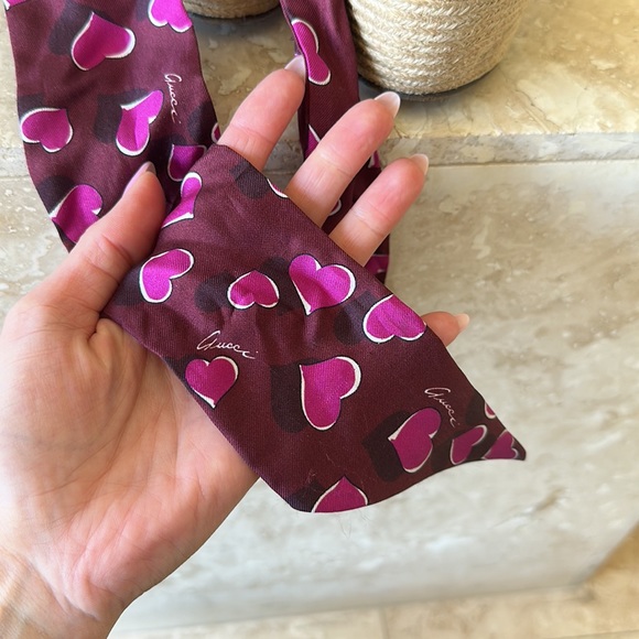 Gucci Satin Printed Wedges - Picture 8 of 8